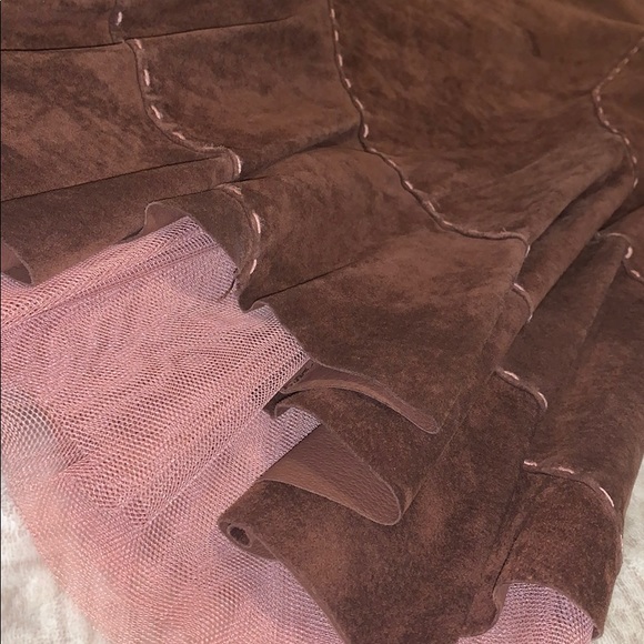 Suede skirt - Picture 3 of 4